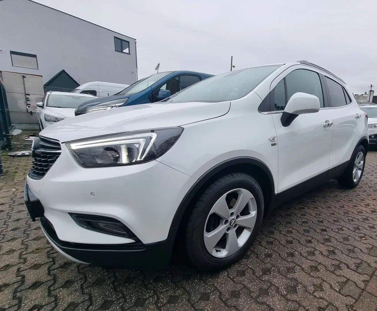 Opel Mokka X 120 Jahre-1.HD-AUTOMATIK-KLIMA-LEDER-EU6 Bílá - 1
