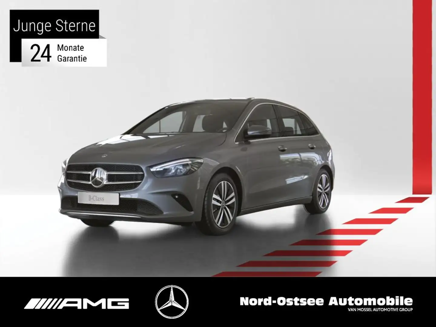 Mercedes-Benz B 250 e PROGRESSIVE NAVI KAMERA AHK LED SHZ PDC Grau - 1