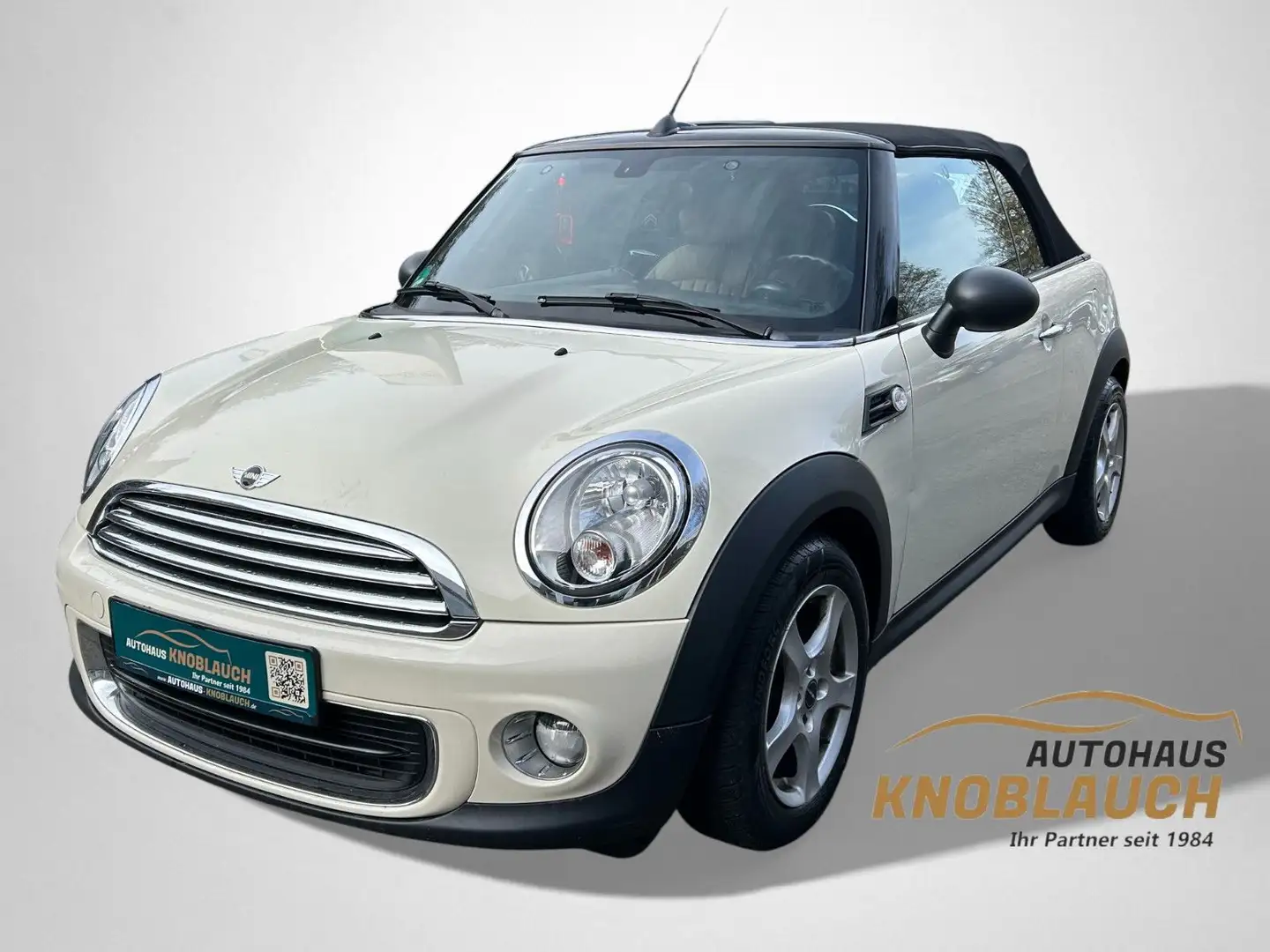 MINI One Cabrio Pepper **SHZ, PDC, Leder, Alu** Weiß - 1