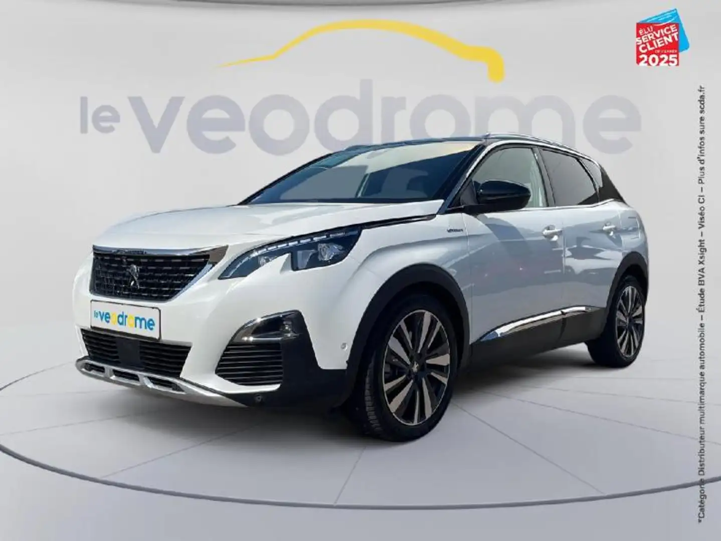 Peugeot 3008 HYBRID4 300ch GT e-EAT8 11cv Blanc - 1