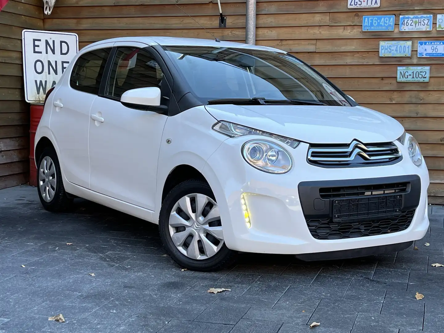Citroen C1 Feel Klima TÜV neu AUX Tempomat Blanc - 2