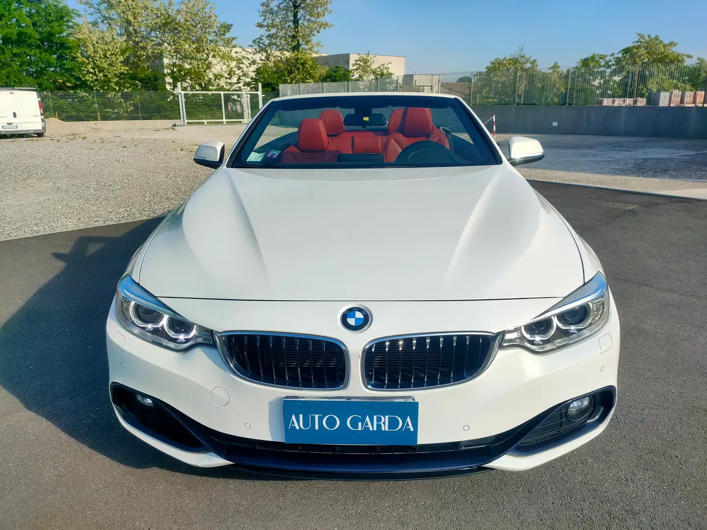 BMW 430 Serie 4 F33 2013 Cabrio 430dA Cabrio Msport Weiß - 2