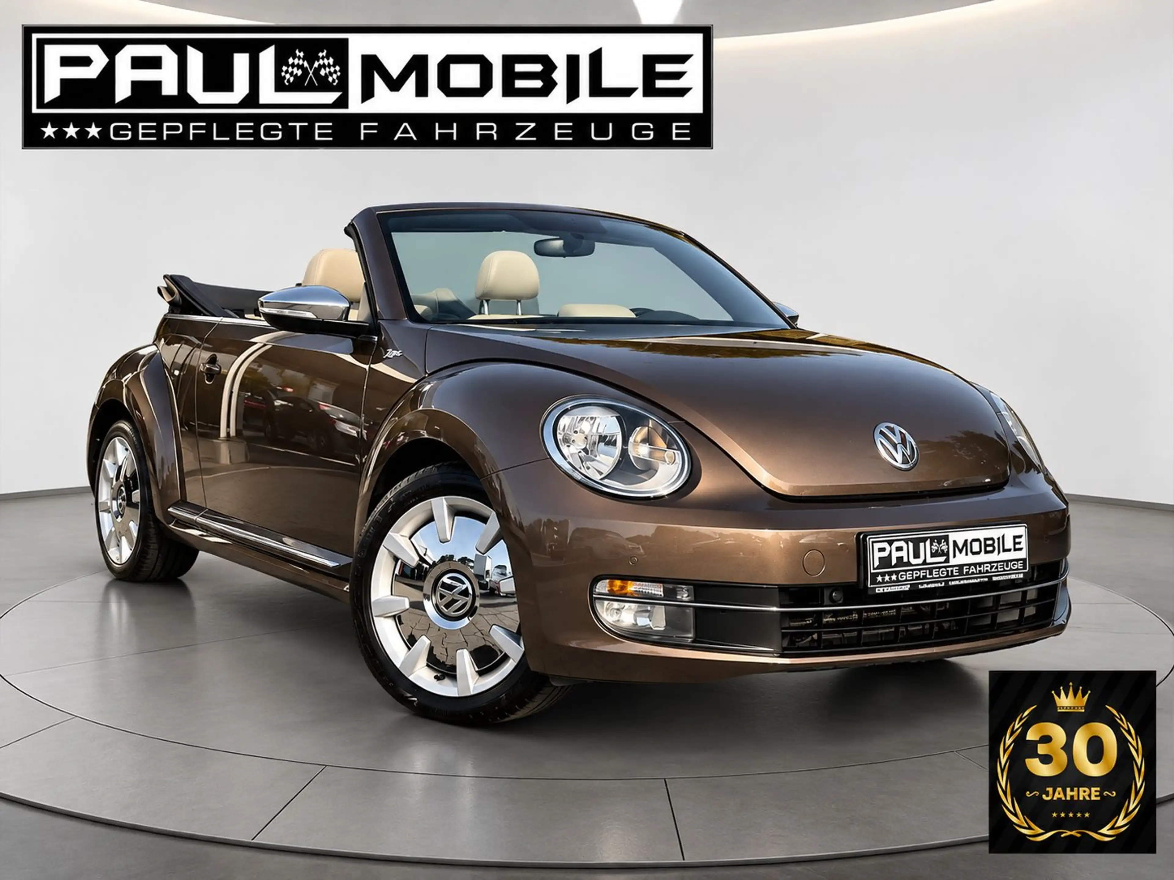 Volkswagen Beetle 70´s Design | 1.Hand Leder Navi PDC v+h
