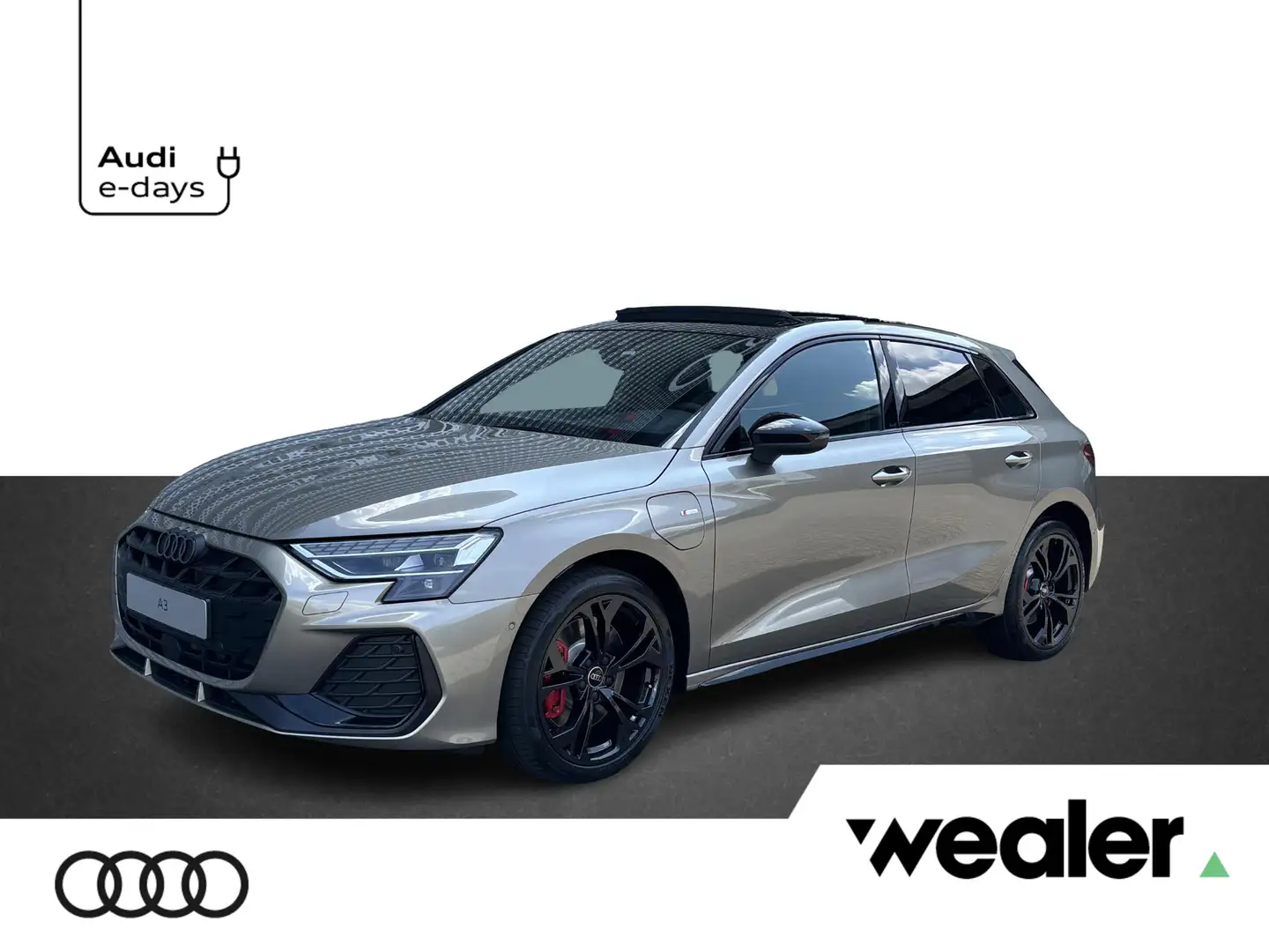 Audi A3 Sportback S edition Competition 45 TFSI e 180 kW / Beige - 1
