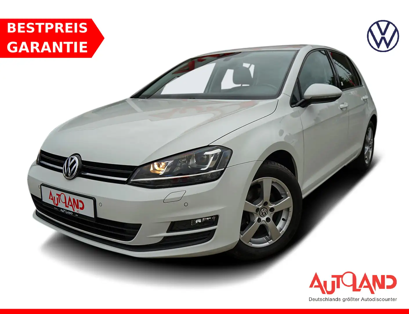 Volkswagen Golf VII 1.4 TSI Comfortline Bi-Xenon PDC Leder Weiß - 1