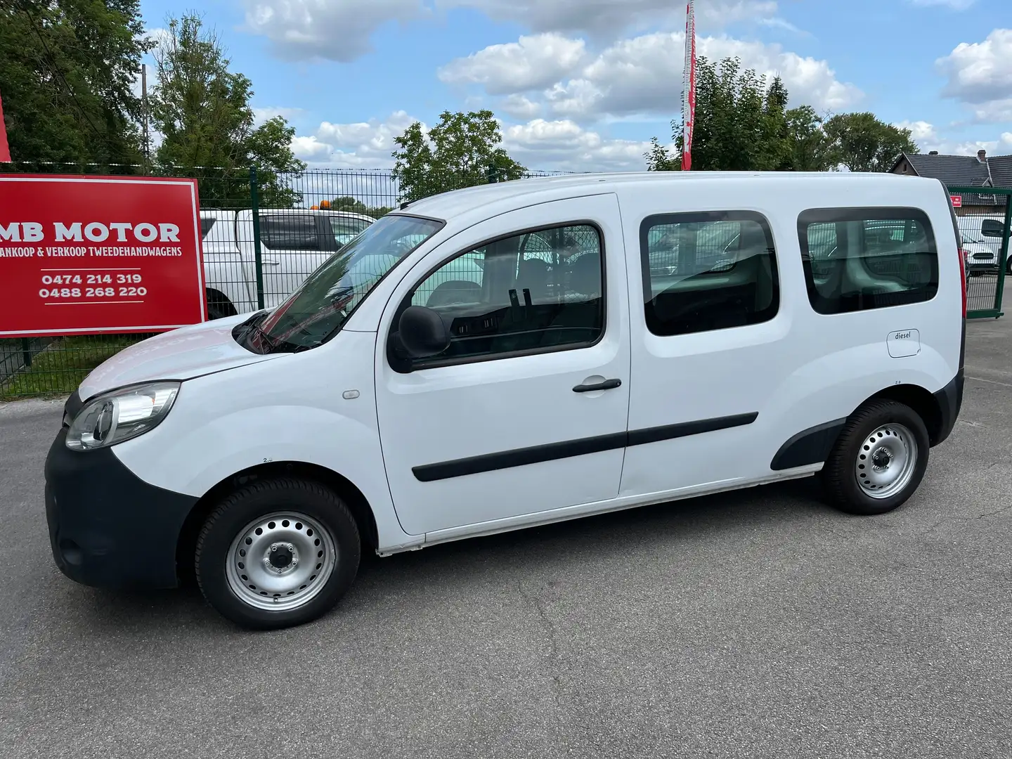 Renault Kangoo 1.5 DCI- MAXI -6500€+BTW/TVA Blanc - 1