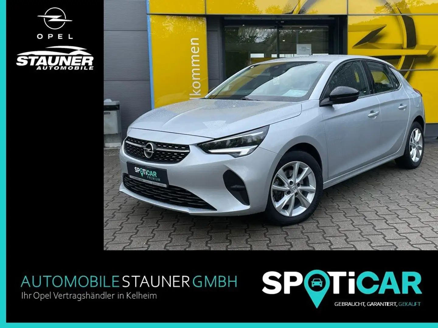 Opel Corsa F Elegance *LED LICHT*PDC*CARPLAY*SHZ*DAB+*KLIMA* Silber - 1