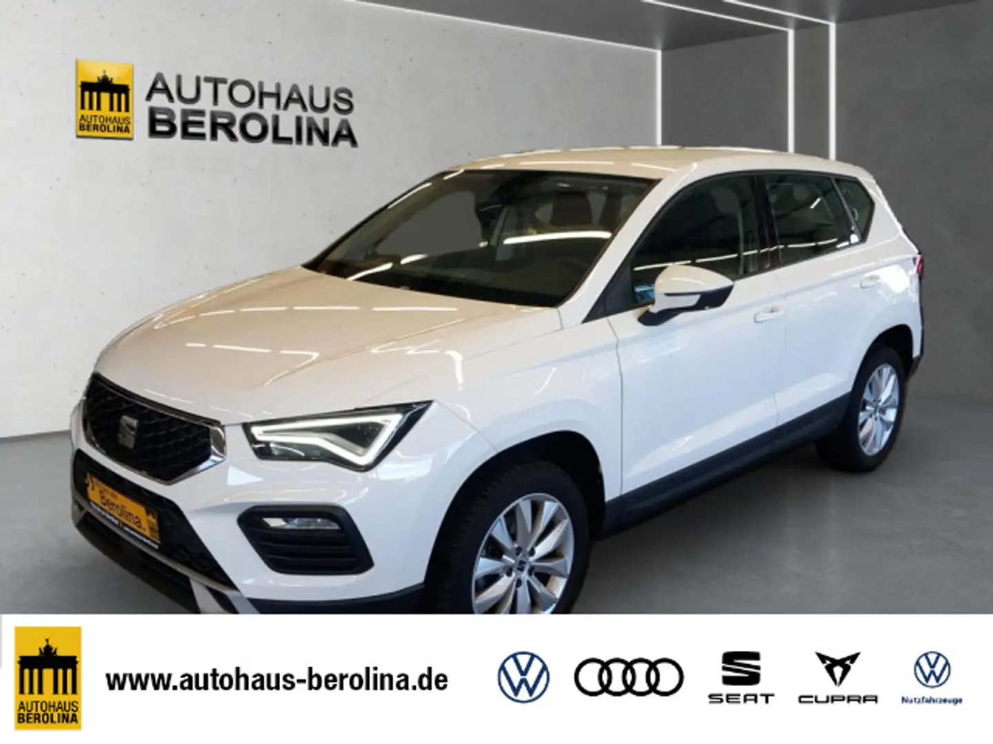 SEAT Ateca 1.5 TSI Style DSG *R-CAM*GRA*LED* Weiß - 1