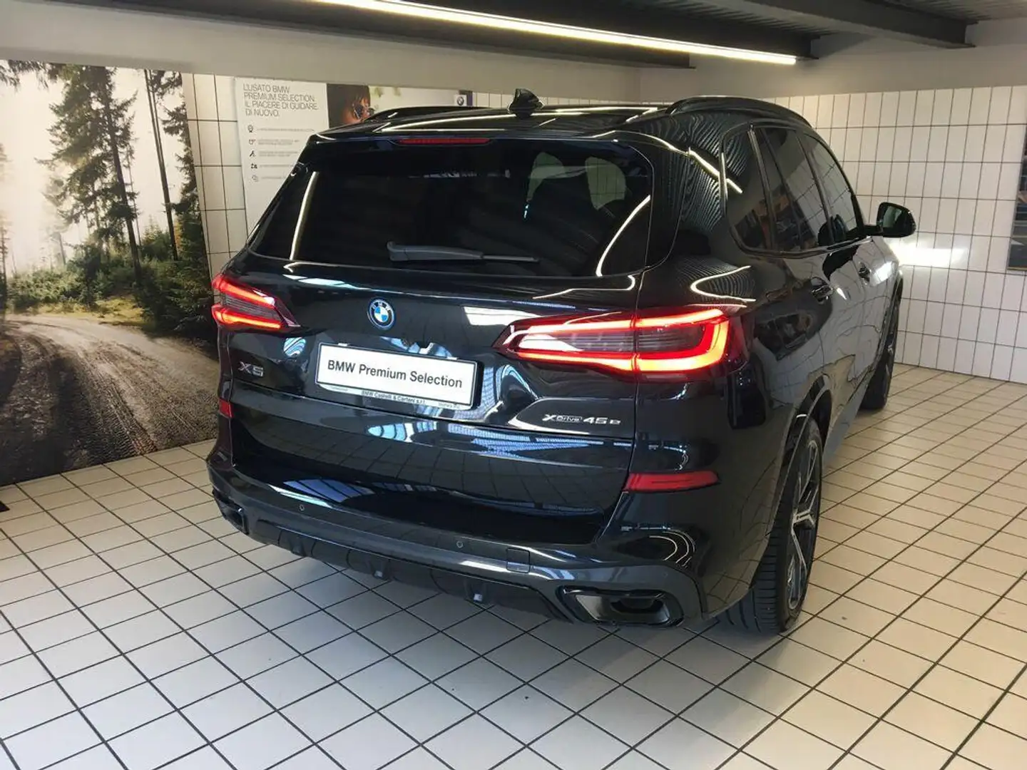 BMW X5 xdrive45e Msport auto Nero - 2