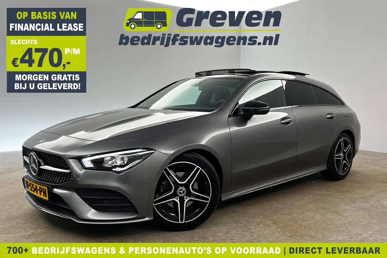 Mercedes-Benz CLA 180 AMG Pano Camera LED Virtual Cruise Clima Navigatie Grijs - 1