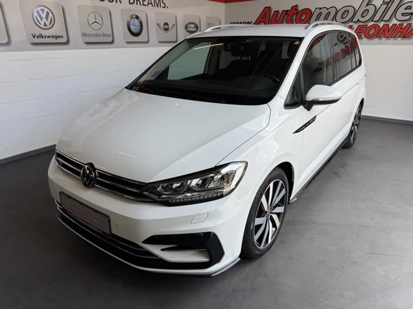 Volkswagen Touran United  *1.Hand*R-Line*7-Sitzer*ab3,99% Weiß - 1