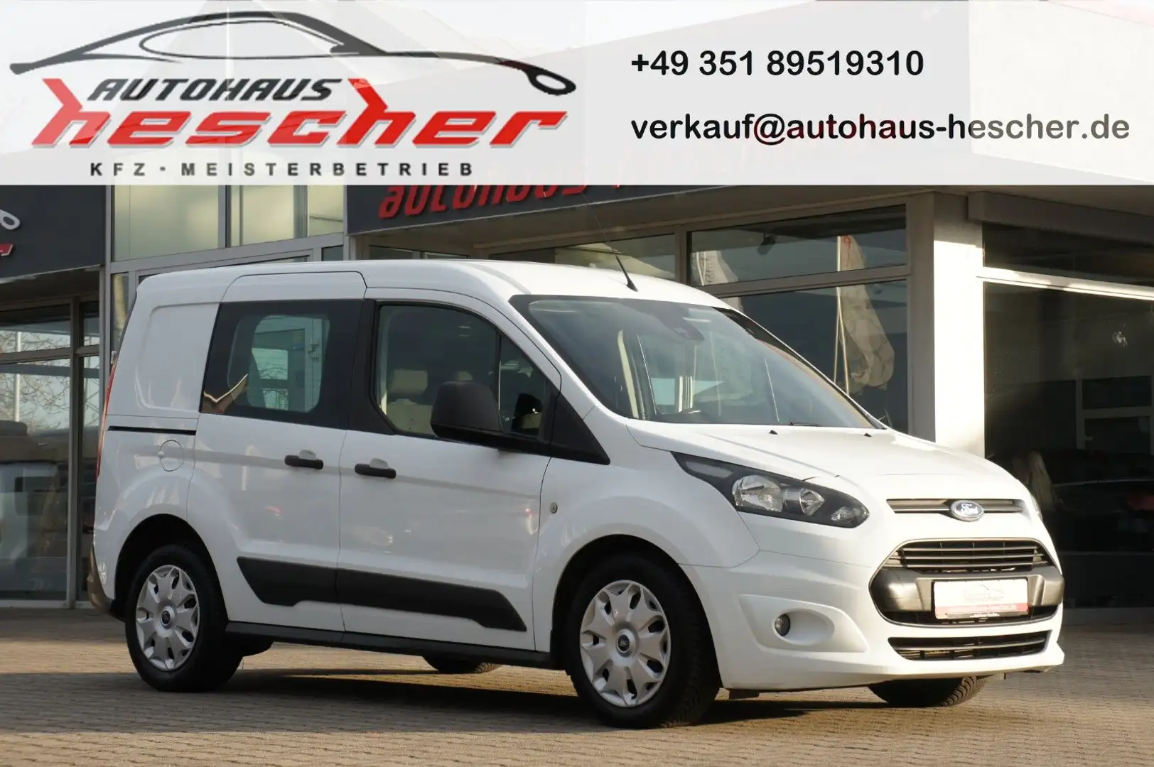 Ford Transit Connect 220 1.6 TDCi *KLIMA*SHZ*PDC*AHK* Blanc - 1