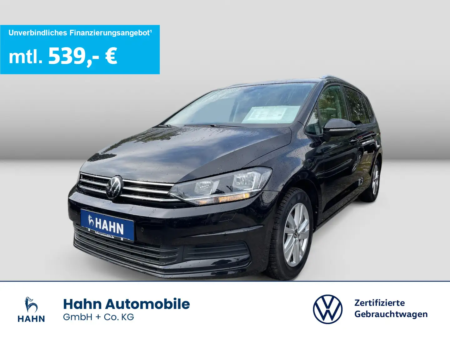 Volkswagen Touran 1.5TSI DSG 7-Sitze Comfortline AHK Navi Schwarz - 1