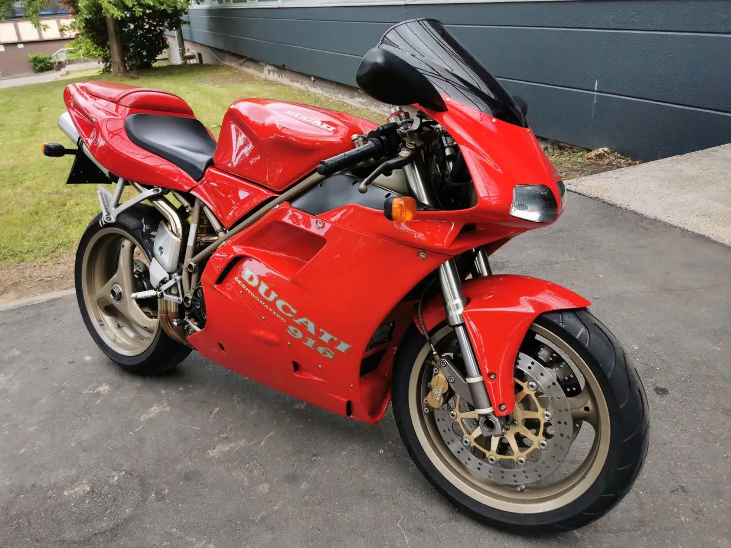Ducati 916 S Biposto| TÜV+Reifen+Kette NEU Rojo - 1
