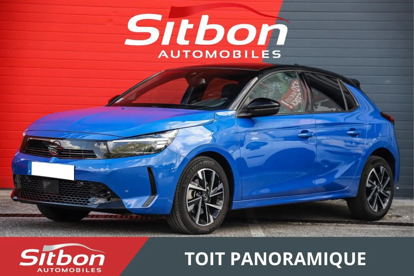 Opel Corsa 1.2i Turbo 130 BVA GS PHASE 2 NOUVELLE CALANDRE NO Bleu - 1