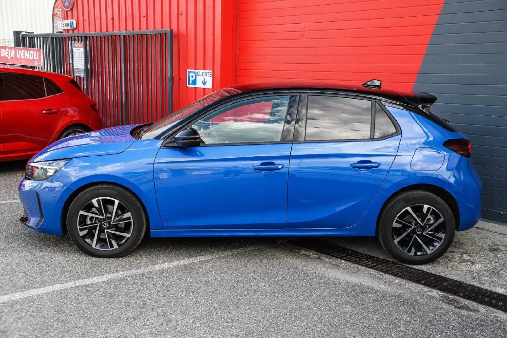 Opel Corsa 1.2i Turbo 130 BVA GS PHASE 2 NOUVELLE CALANDRE NO Bleu - 2
