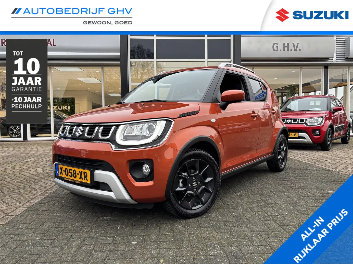 Suzuki Ignis 1.2 Smart Hybrid 83pk CVT Select | All season band Orange - 1