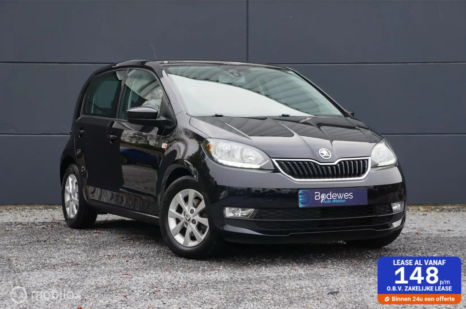 Skoda Citigo 1.0 Greentech Ambition Cruise Apple/Android LM! Noir - 1