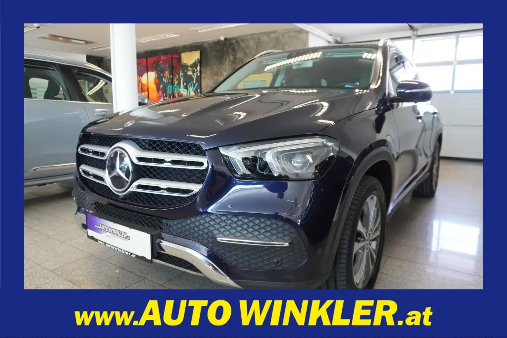 Mercedes-Benz GLE 450 4Matic Aut AHV/HeadUp/ACC Bleu - 1