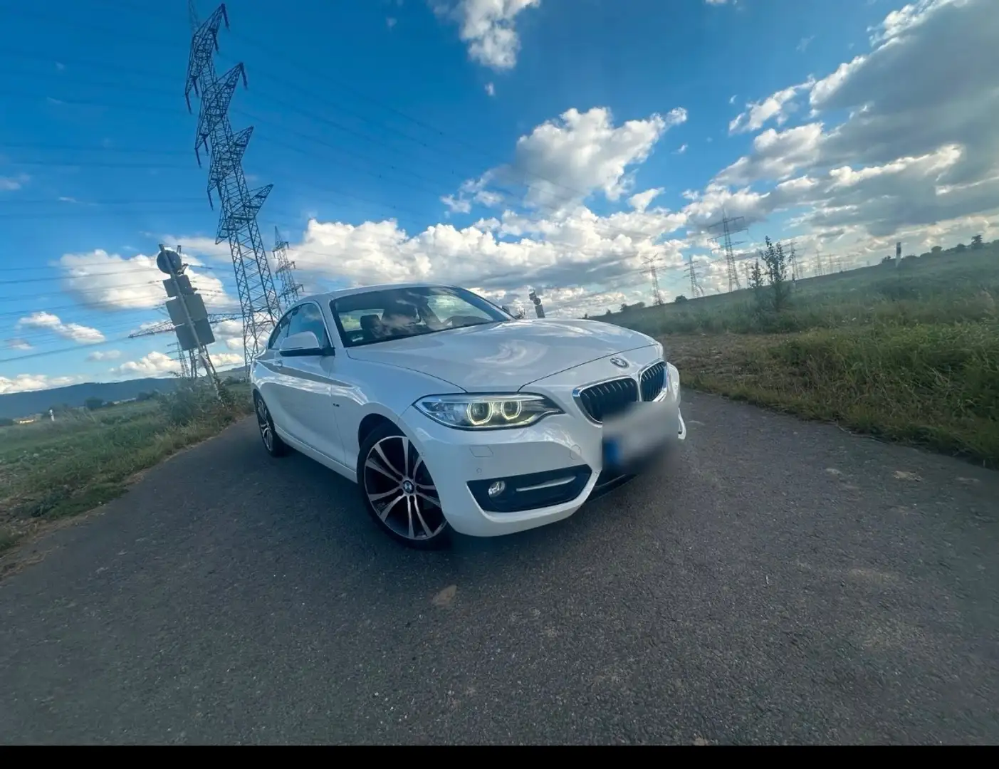 BMW 225 225d Coupe Sport-Aut. Weiß - 1