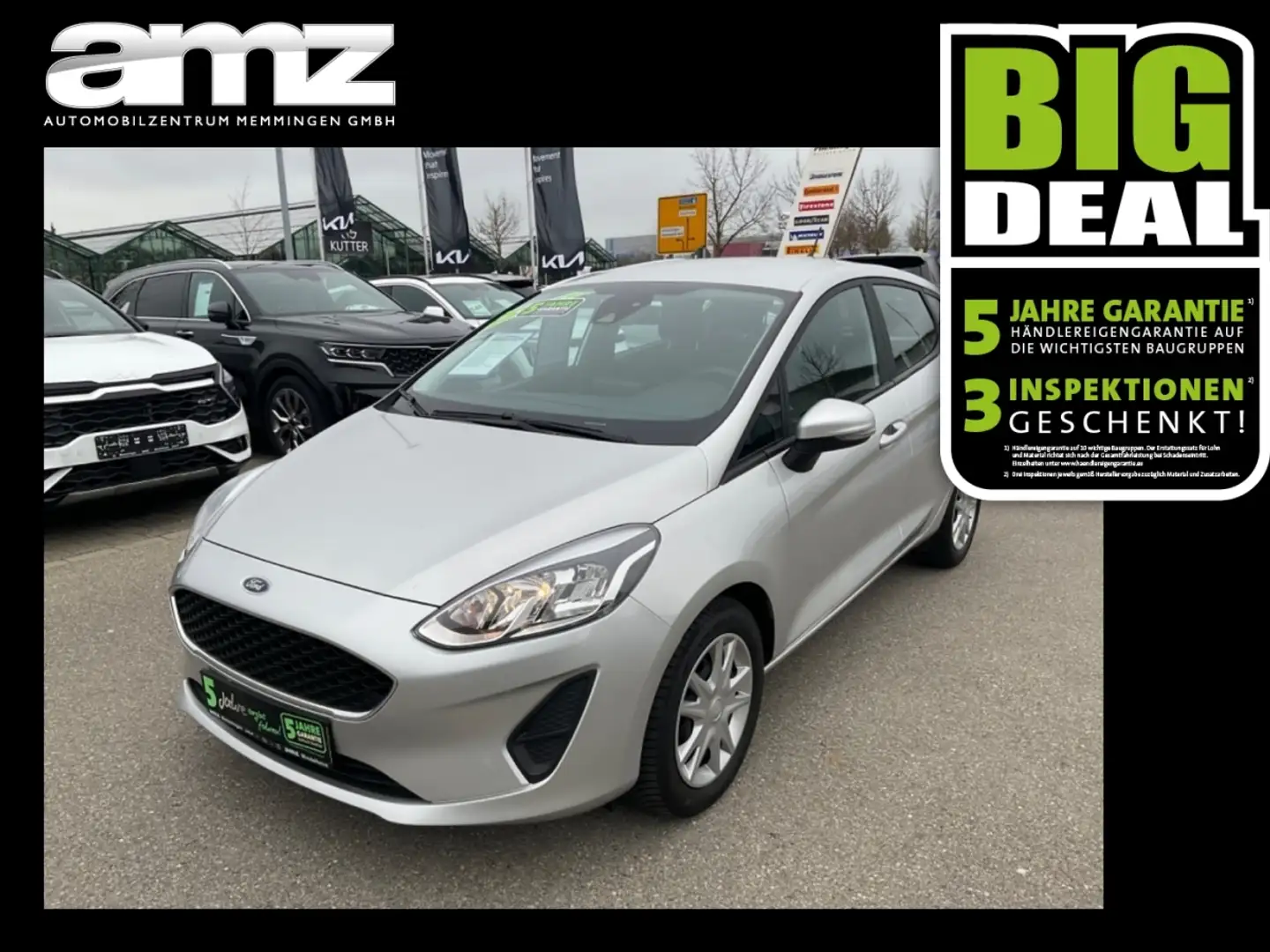 Ford Fiesta 1.1 Cool&Connect S/S *Klima*Multifunk.L* Silber - 1