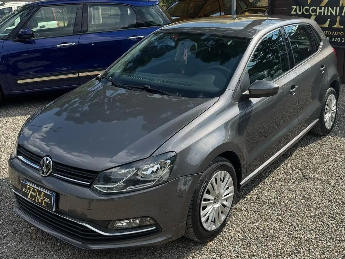 Volkswagen Polo Polo V 2014 5p 1.4 tdi bm Trendline 75cv Grigio - 2