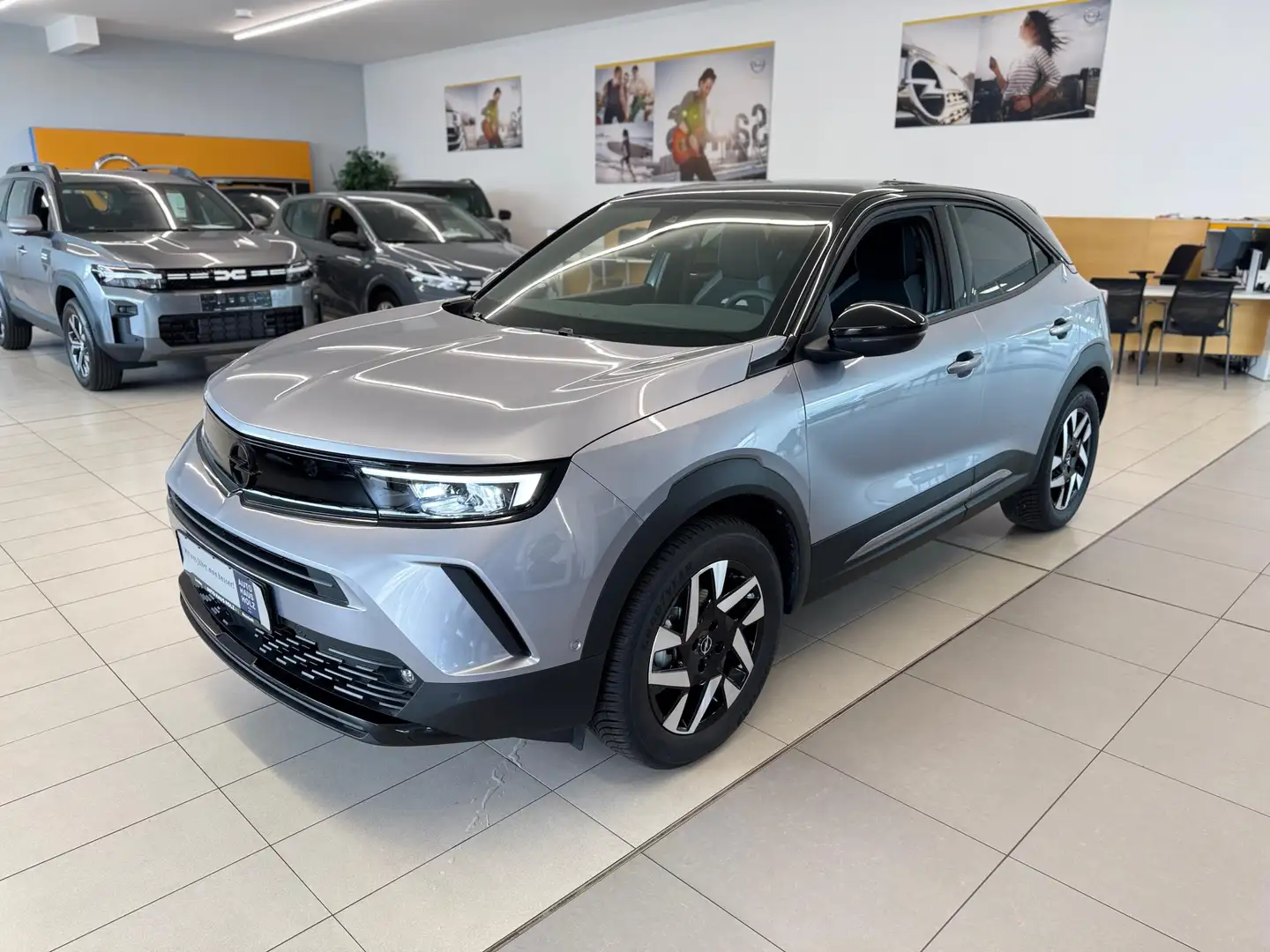 Opel Mokka GS 1.2 Turbo AHK LED Kamera Silber - 1