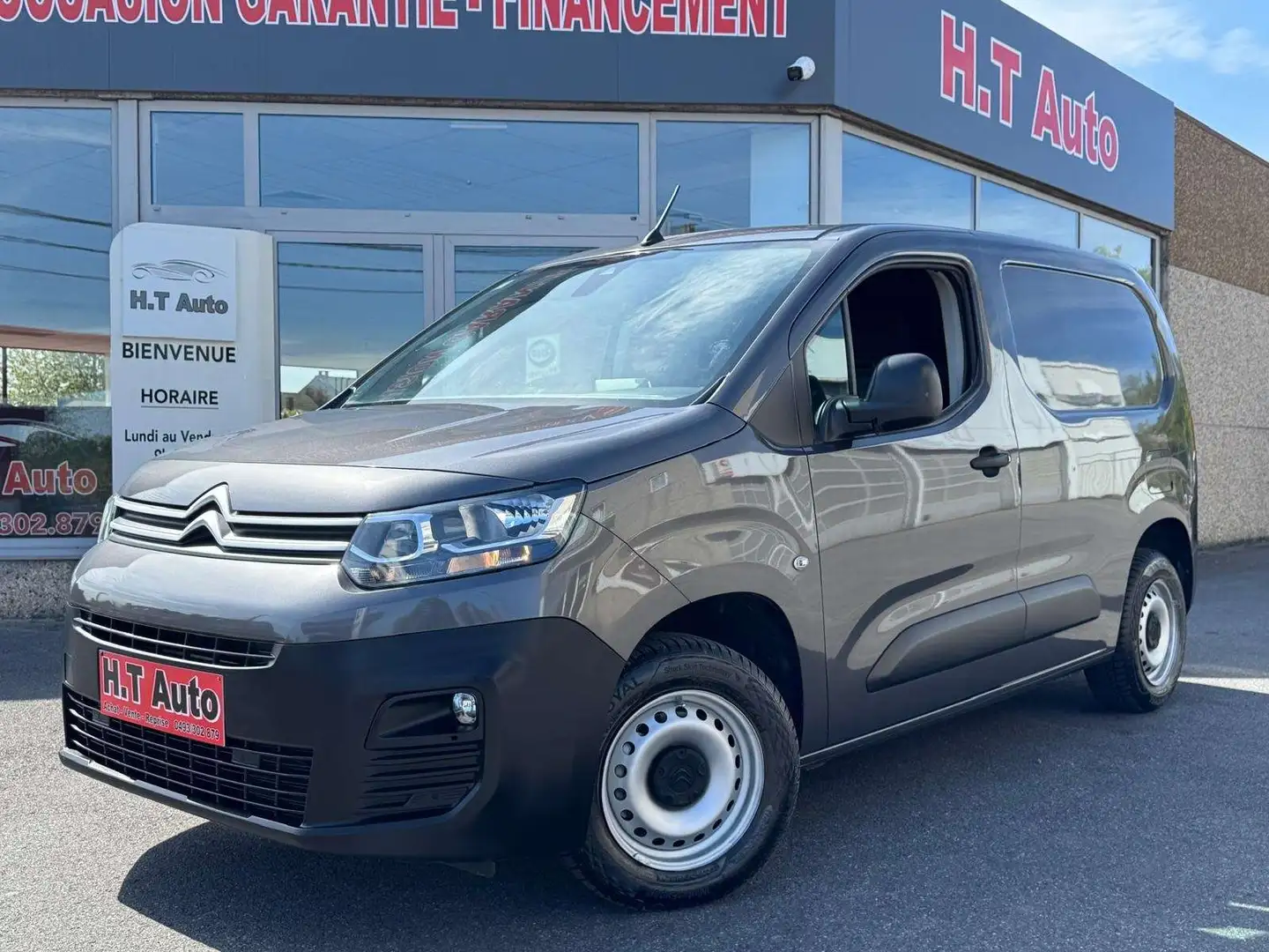 Citroen Berlingo 1.5 BlueHDi/Etat neuf/2 places/Gps/Camera/Tvac Gris - 1