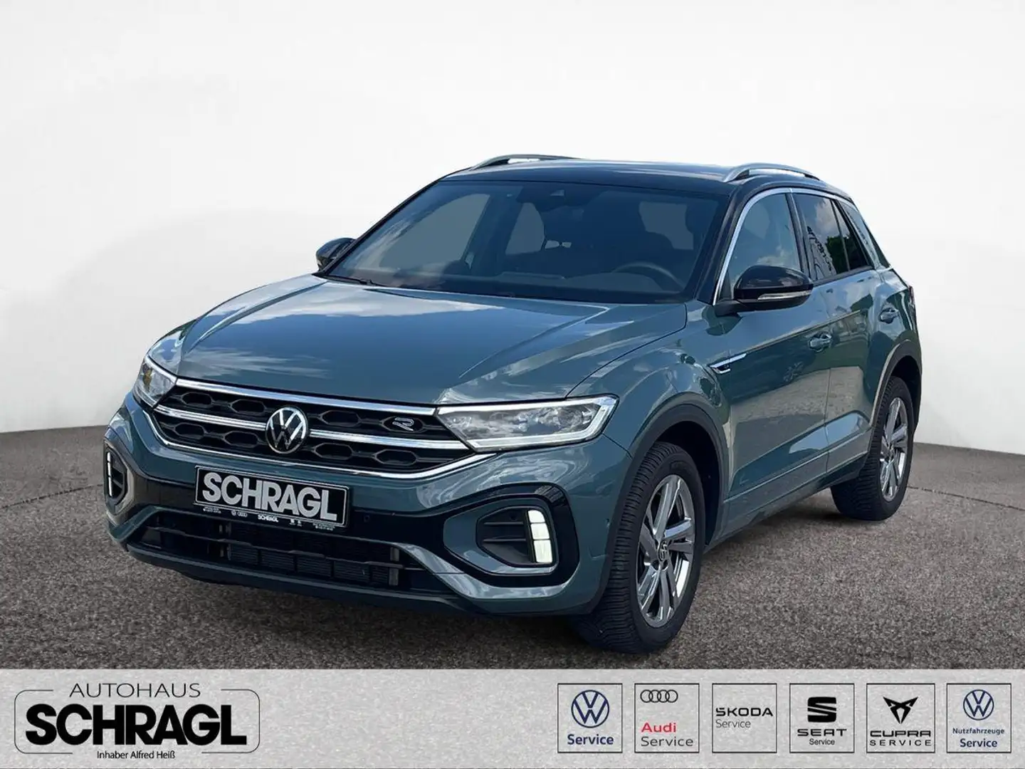 Volkswagen T-Roc 1.5 TSI DSG R-LINE+NAVI+ACC+ERGO+LED+KEYL. Blau - 1