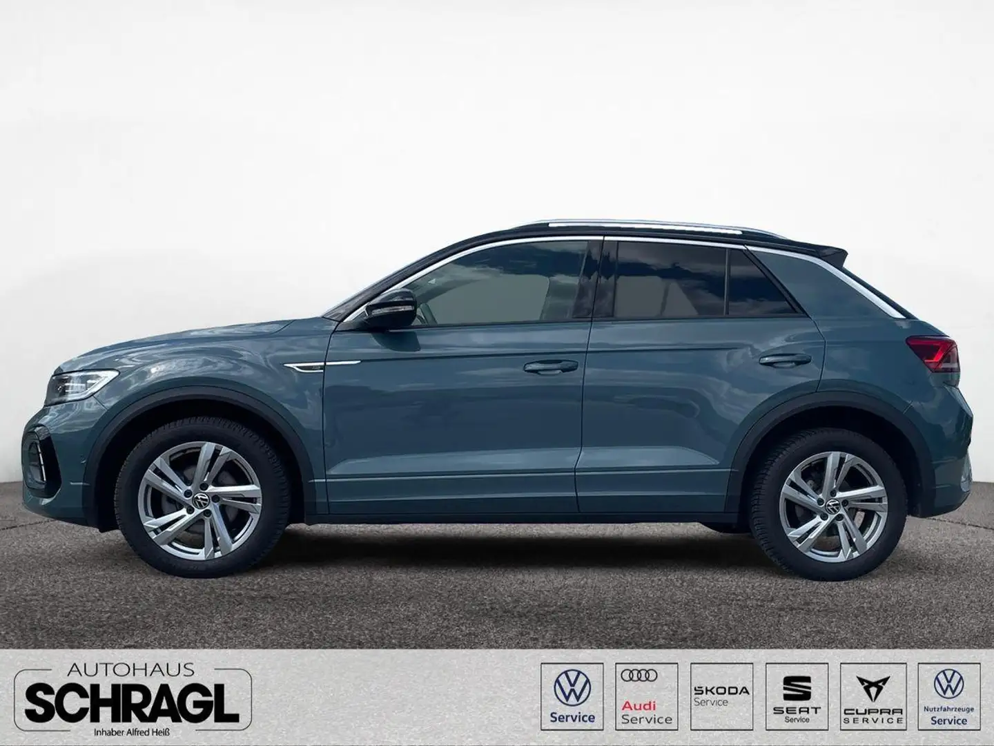 Volkswagen T-Roc 1.5 TSI DSG R-LINE+NAVI+ACC+ERGO+LED+KEYL. Blau - 2