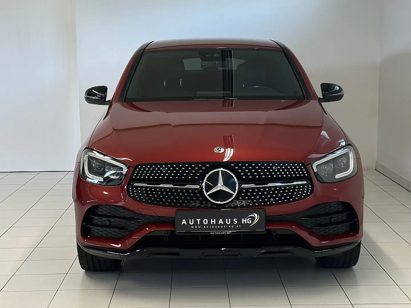 Mercedes-Benz GLC 200 d Coupé 4MATIC*1.BESITZ*BURMESTER*AMBIENTE*ILS* Rot - 2