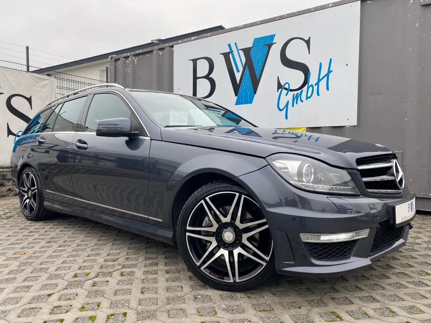 Mercedes-Benz C 350 T CDI AMG Totw./Spur/Pano/Leder/Navi/Xenon Grau - 1