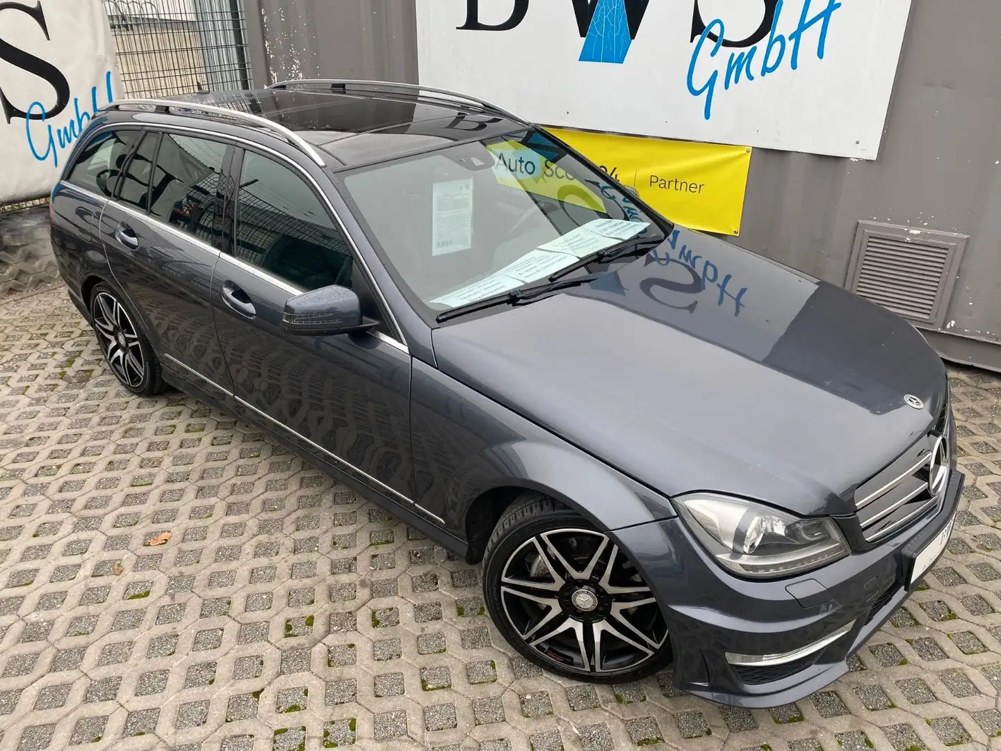 Mercedes-Benz C 350 T CDI AMG Totw./Spur/Pano/Leder/Navi/Xenon Grau - 2