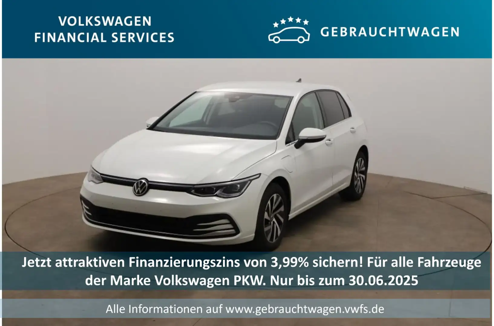 Volkswagen Golf Style 1.4 eHybrid RFK*PDC*Tempo*Klima*SH Weiß - 1