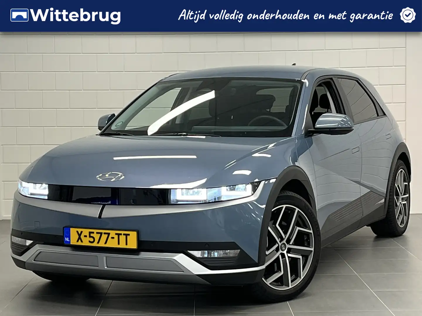 Hyundai IONIQ 5 Connect+ AWD 77.4 kWh LONG RANGE | 20 INCH | LEDER Blauw - 1