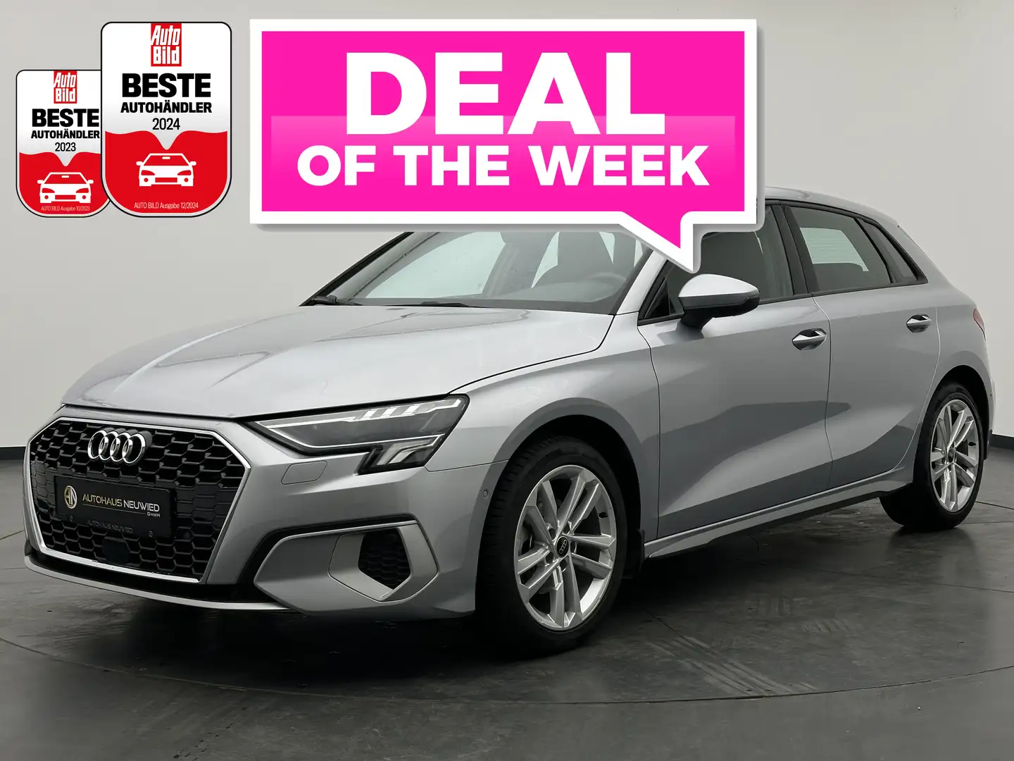 Audi A3 A3 SB 35 TFSI +LED-SW+CARPLAY+ACC+SHZ+KLIMA+PDC+ Zilver - 1