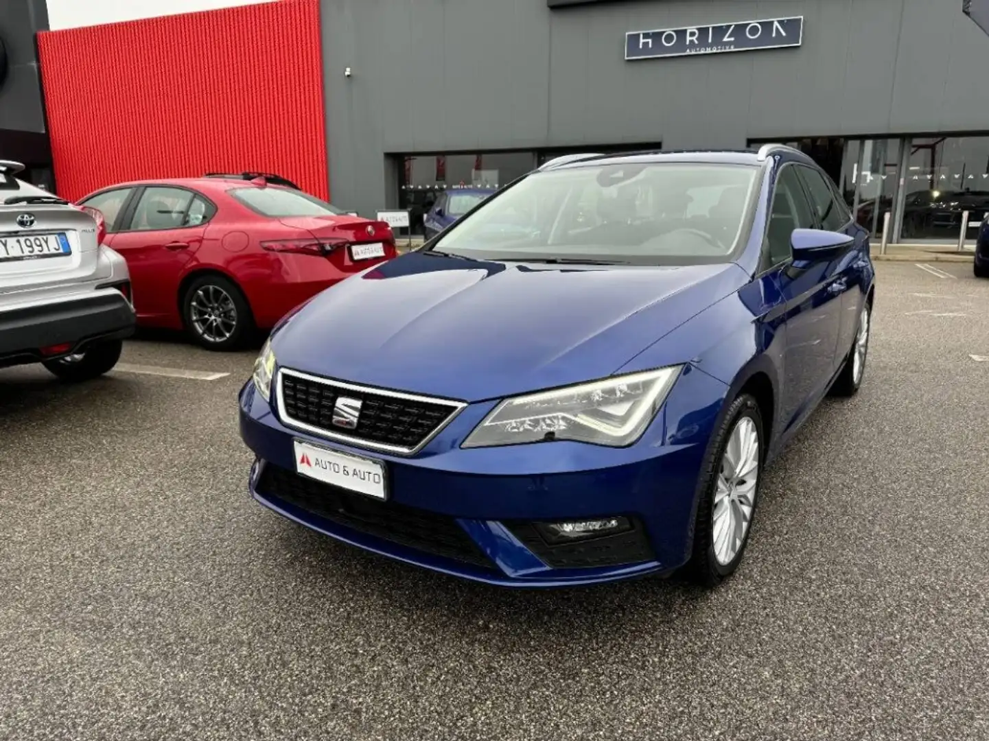SEAT Leon 2.0 tdi Business 150cv dsg 7m my20 Bleu - 2