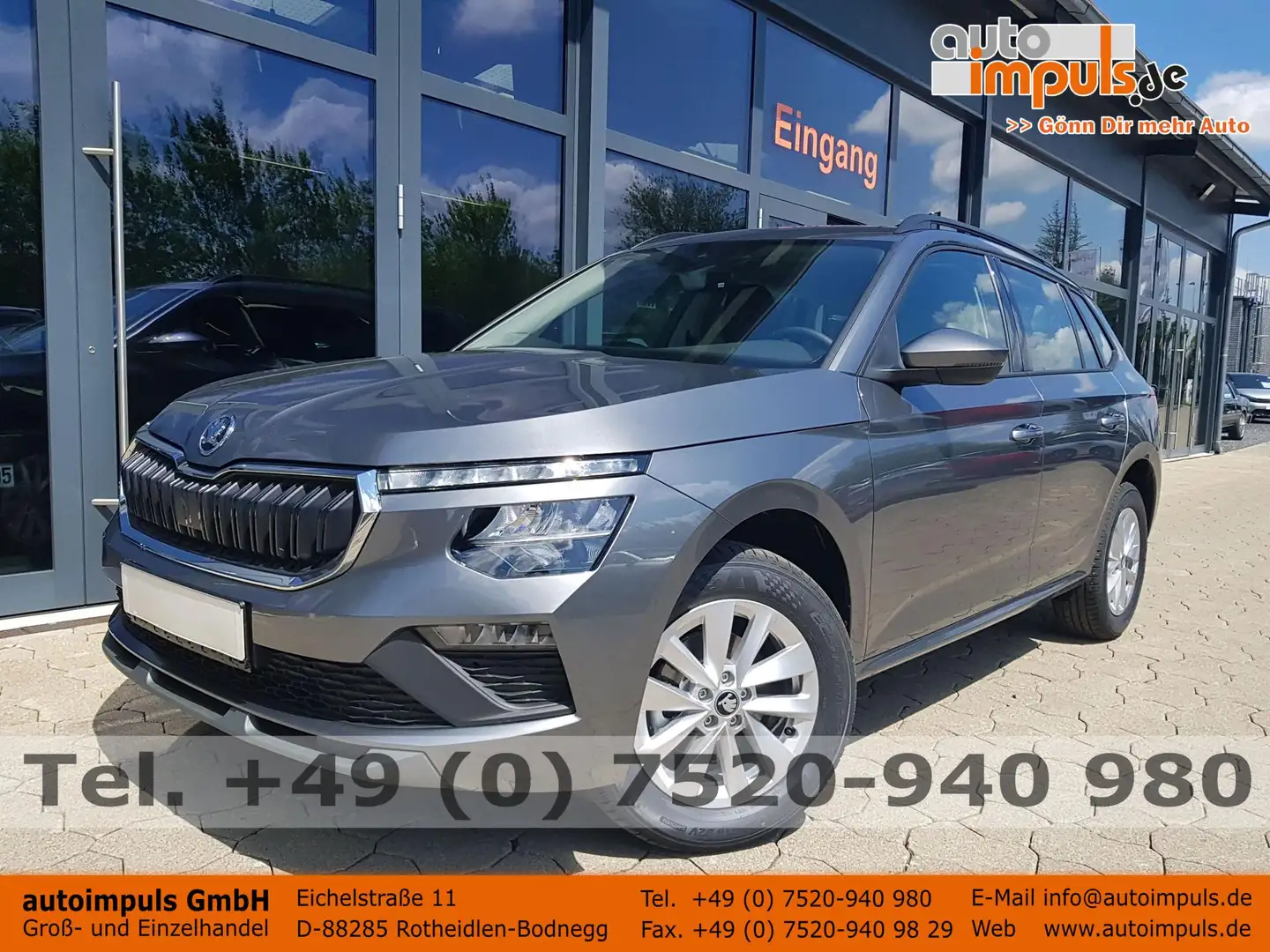 Skoda Kamiq Selection 1,0TSI 85KW/116PS 5 Jahre Garantie, S... Szürke - 1