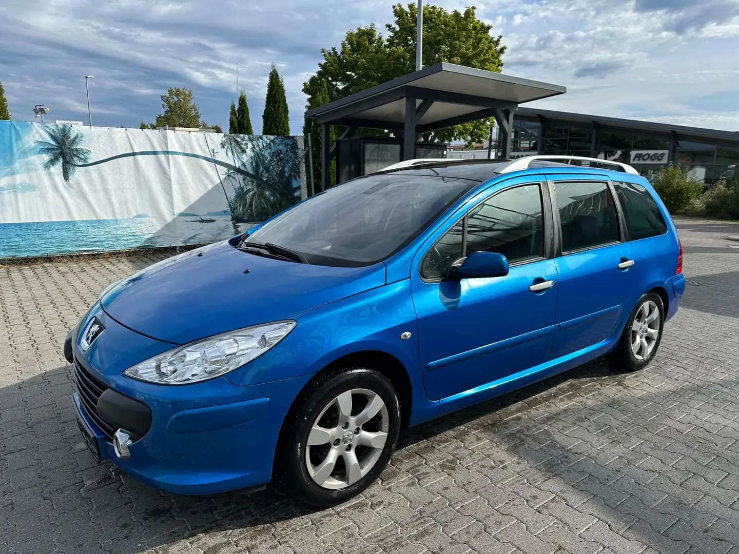 Peugeot 307 Break / SW Premium / EURO-4 / 2.Hand / A.H.K. Blau - 1