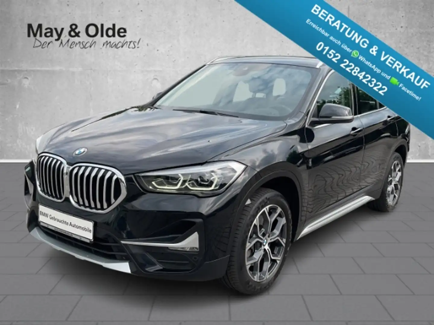 BMW X1 xDrive20d xLine Aut. Navi LED RFK SHZ Schwarz - 1