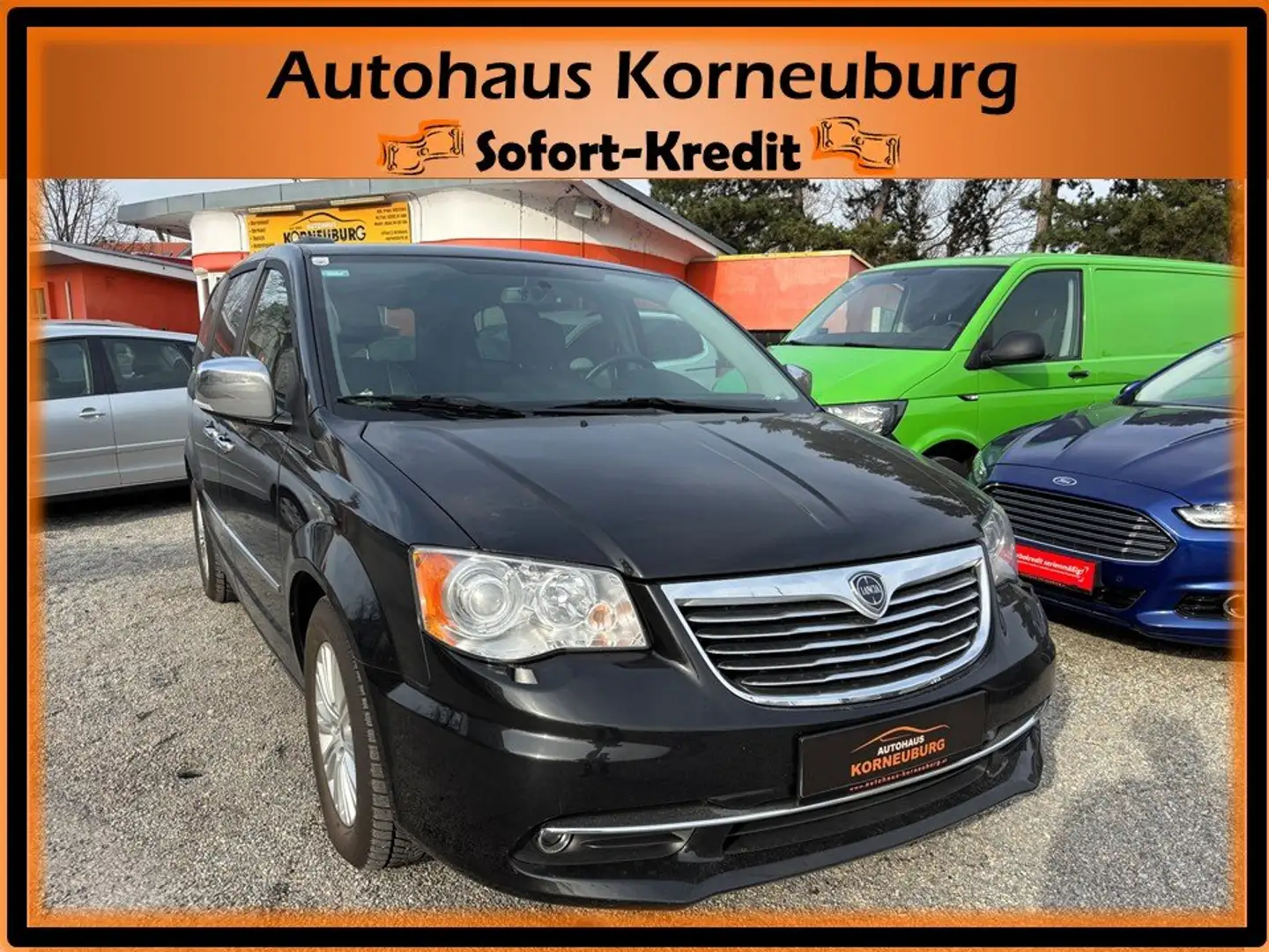 Lancia Voyager **7.Sitzer**LEDER**Rückfahrkamera**KLIMA**NAVI* Negro - 1
