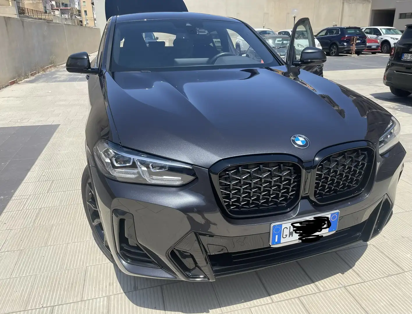 BMW X4 xdrive20d mhev 48V Msport auto Grigio - 2