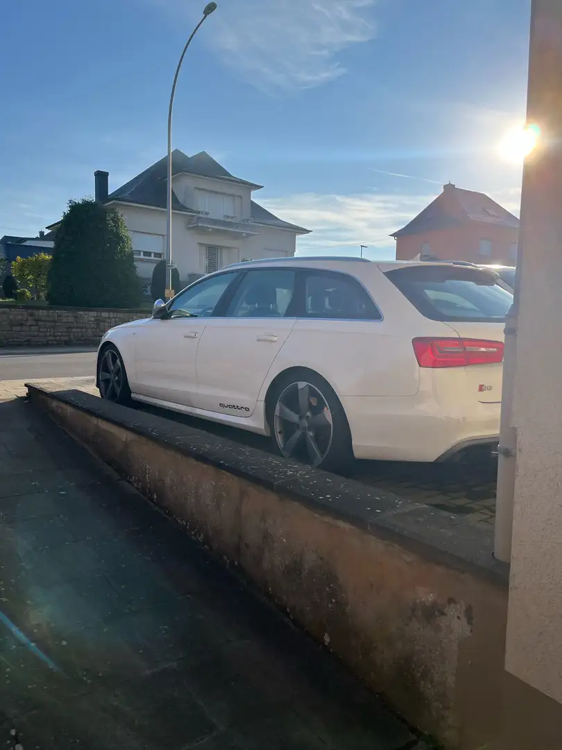 Audi S6 Avant Blanc - 2