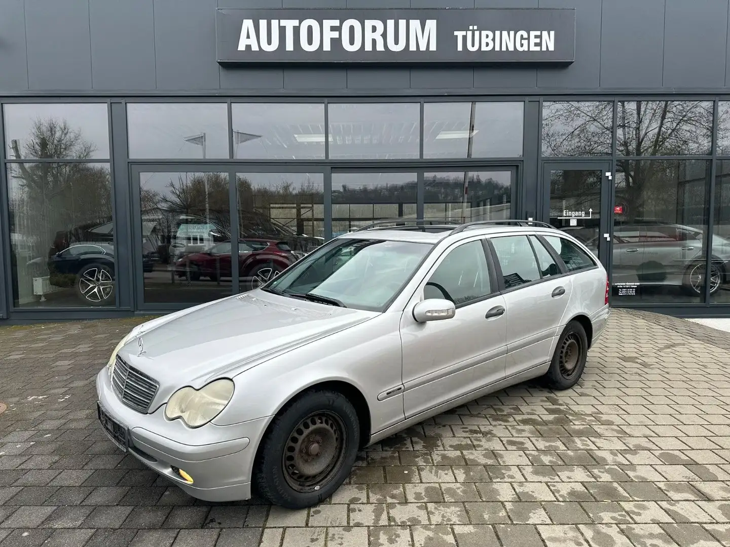 Mercedes-Benz C 180 T KOMPRES*SCHIEBEDACH*KLIMA*SH*ALARM*TEMPO Silber - 1