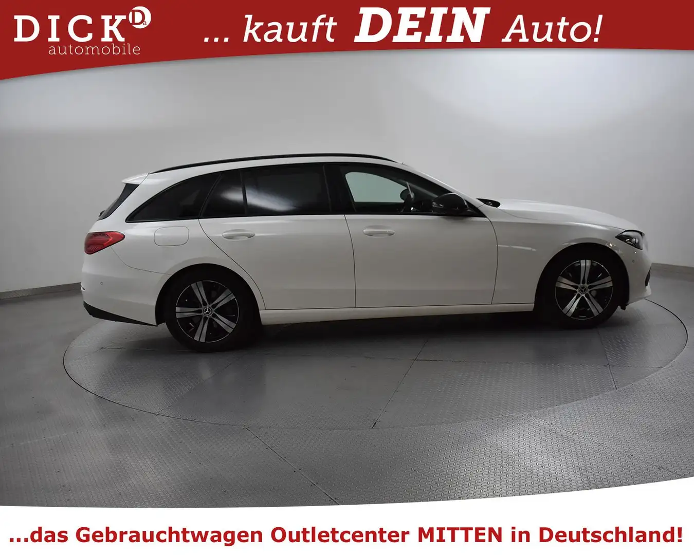 Mercedes-Benz C 180 C180 T CGI Avantg NIGHT+MEMO+WIDES+KAM+LED+LEDER Blanc - 2