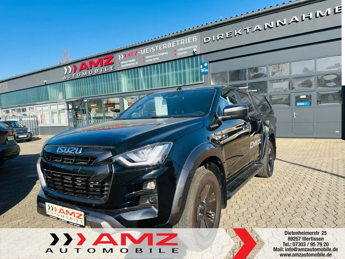 Isuzu D-Max DC 4WD V-Cross SHZ DAB LED PDC Kammera Noir - 1