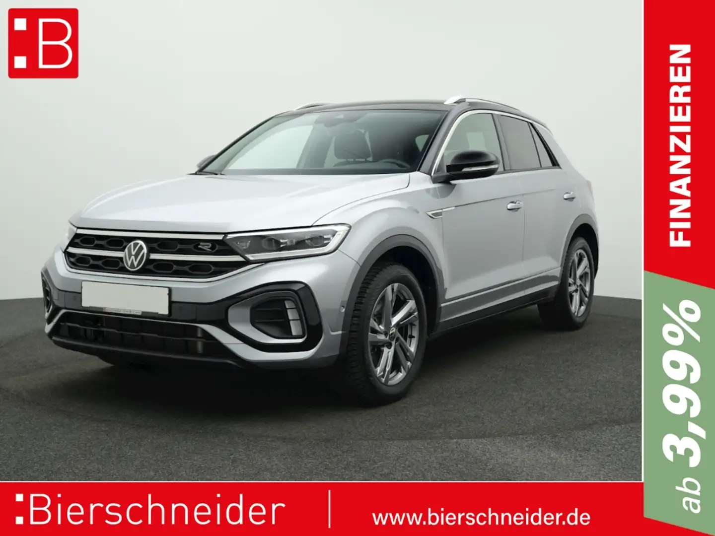 Volkswagen T-Roc 2.0 TDI DSG R-Line AHK KAMERA NAVI ACC LED Silber - 1