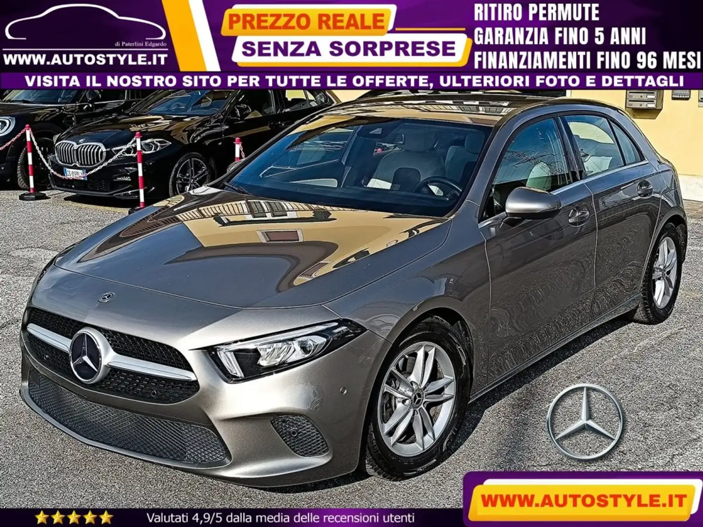 Mercedes-Benz A 180 Automatic Business Extra Grigio - 1