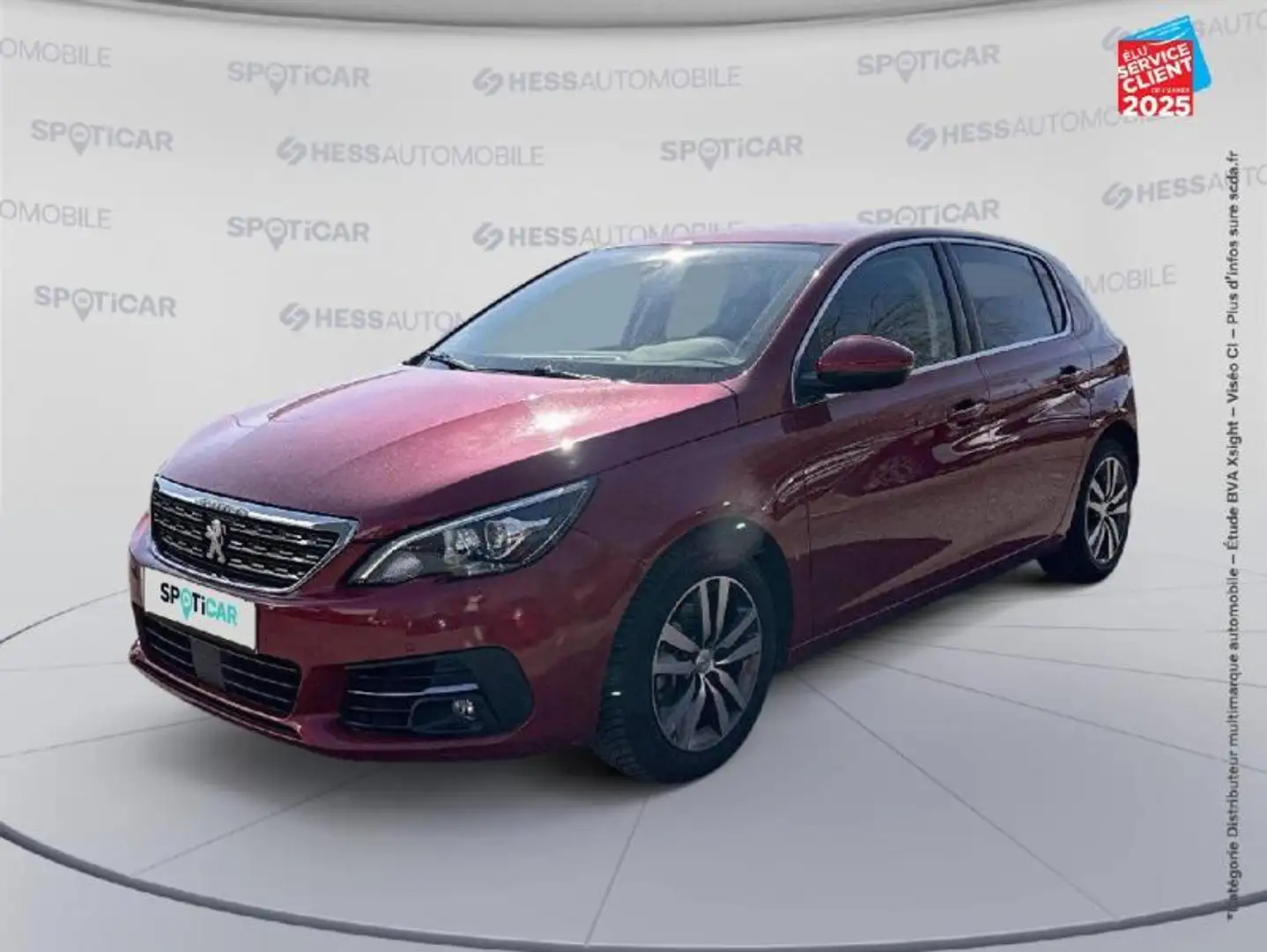 Peugeot 308 1.2 PureTech 130ch E6.c S/S Allure EAT8 GPS Camera Rouge - 1