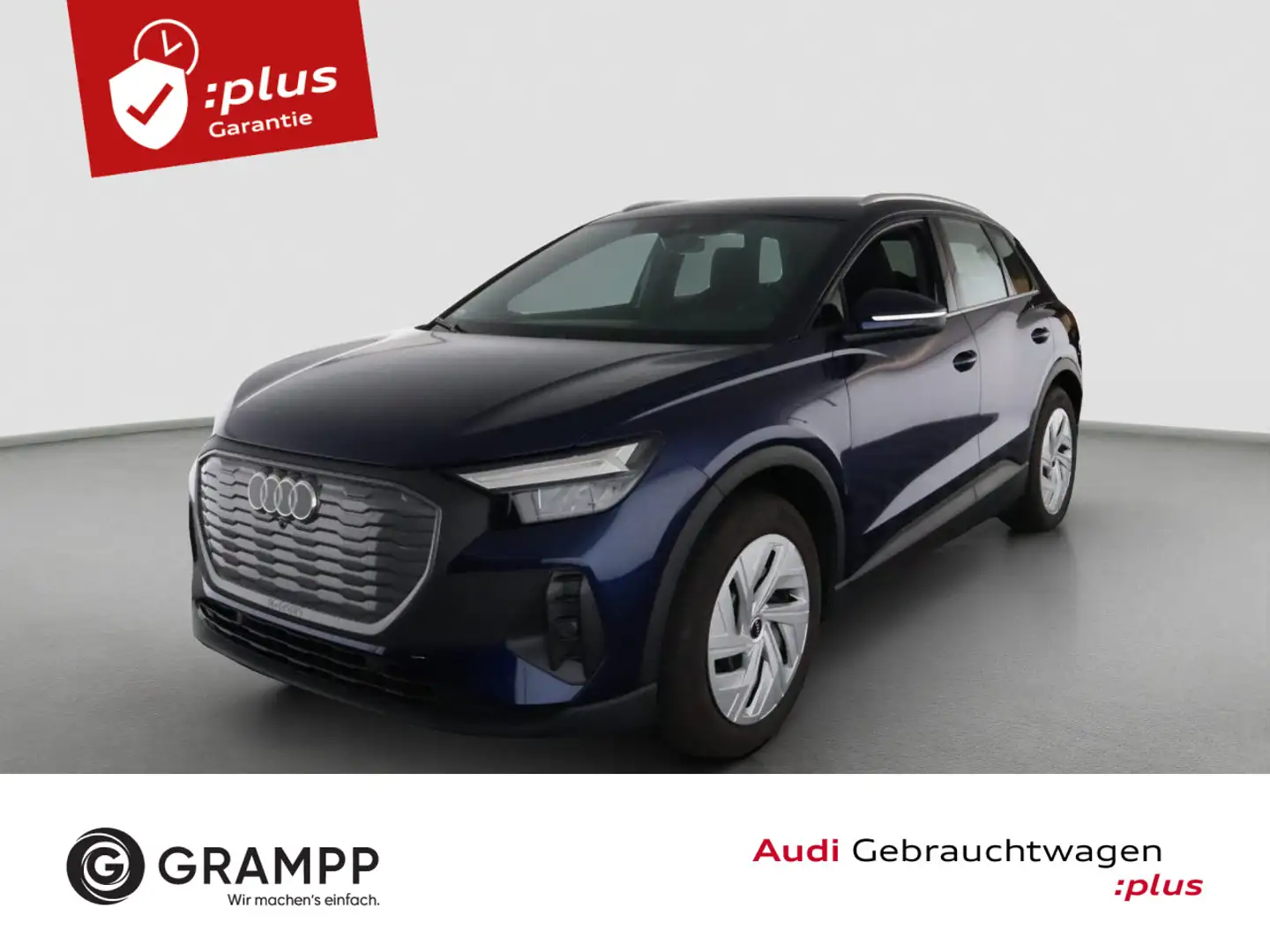 Audi Q4 e-tron 45 +WÄRMEPUMPE+AHK+LED+ASSISTS+PDC+GRA Blau - 1